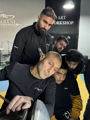 نمونه کار صافکاری و دیتیلینگ سهیل بیابانی